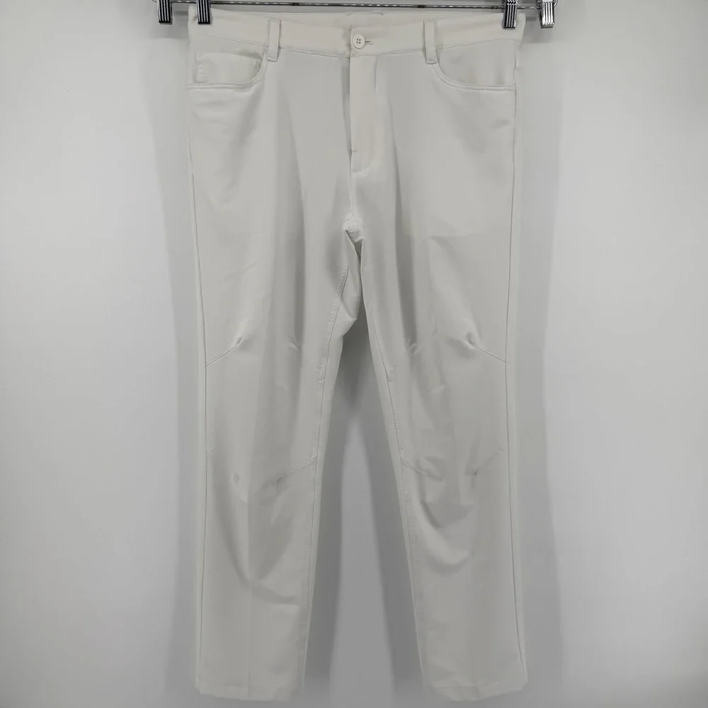 IZOD Golf Pants Mens 34x32 White Z-Series Performance‎ Stretch 5-Pocket Straight